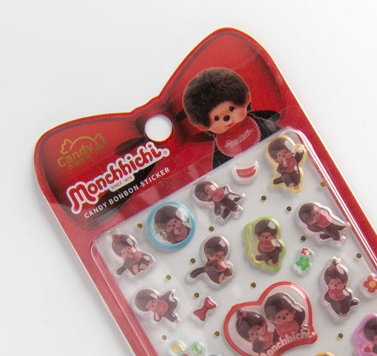 Monchhichi Bonbon Drop stickers red