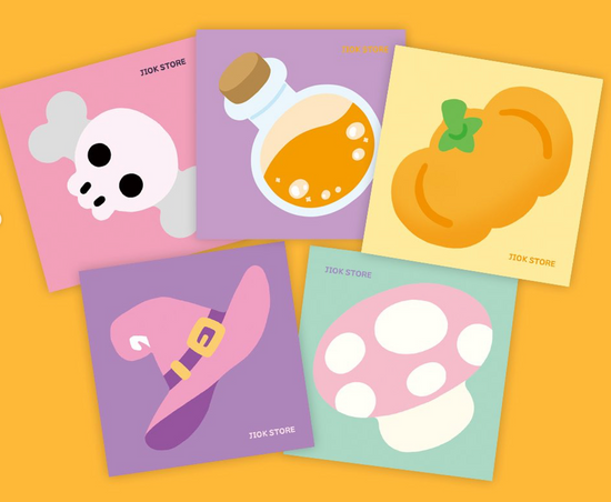 Jiok Halloween Memo sticker set A516