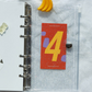 Lucalab Clear glitter archive size PVC pouch