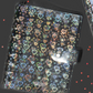 Lucalab Archive size Holo Hearts PVC 6 ring binder