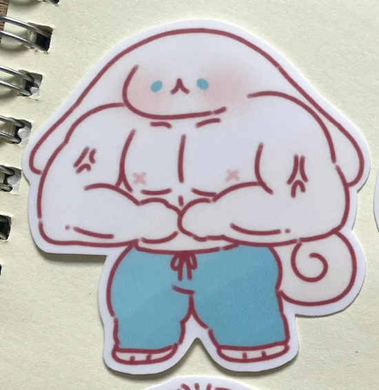 Cherry's Buff Cinna sticker A698