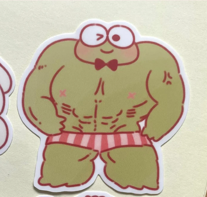 Cherry's Buff Kero sticker A690