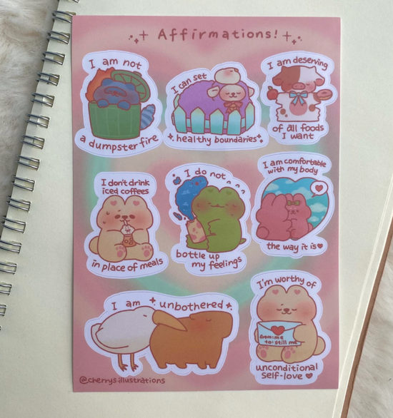 Cherry's Affirmations sticker A686