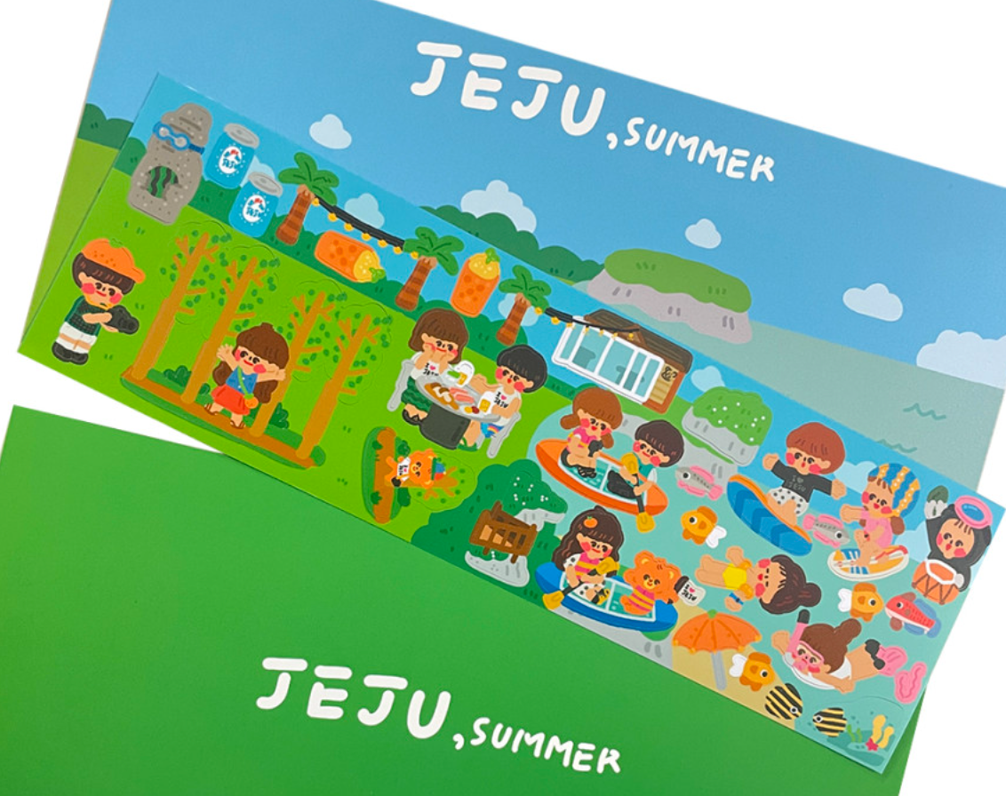 Dingamart Jeju Summer sticker A984