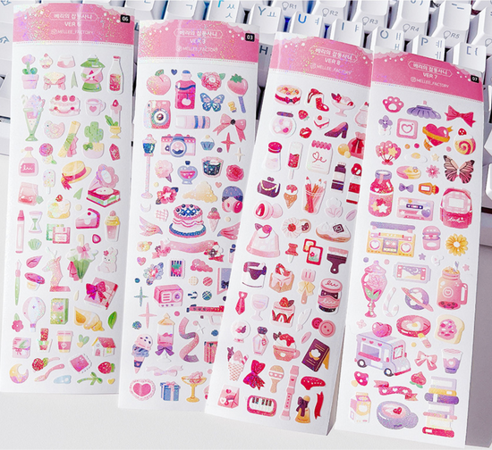 Mellee Factory sparkly objects sticker pack A764