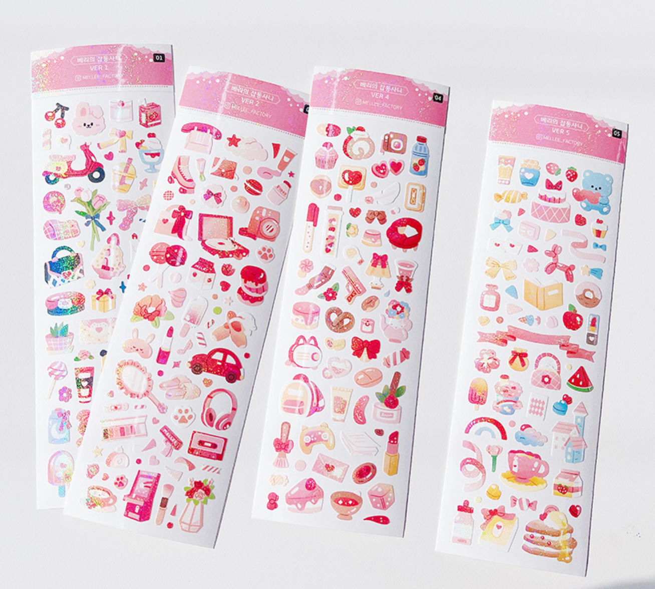 Mellee Factory sparkly objects sticker pack A764
