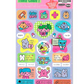 Monan Bear Take Care sparkle sticker B135