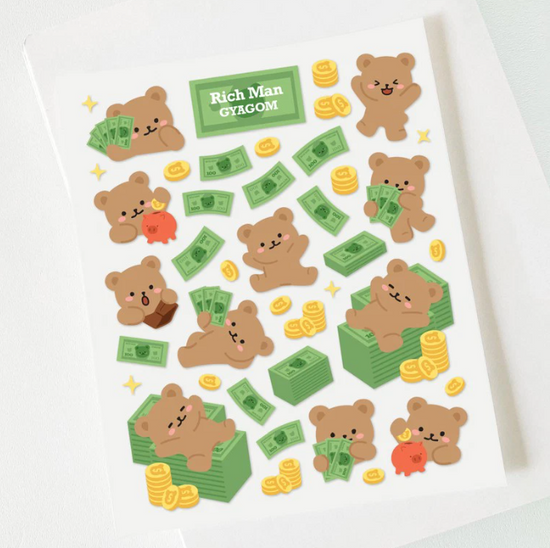 Gyawuddung Bear Rich sticker A602