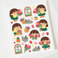 Gyawuddung Bear Flower sticker B168