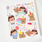 Gyawuddung Bear Birthday sticker B163