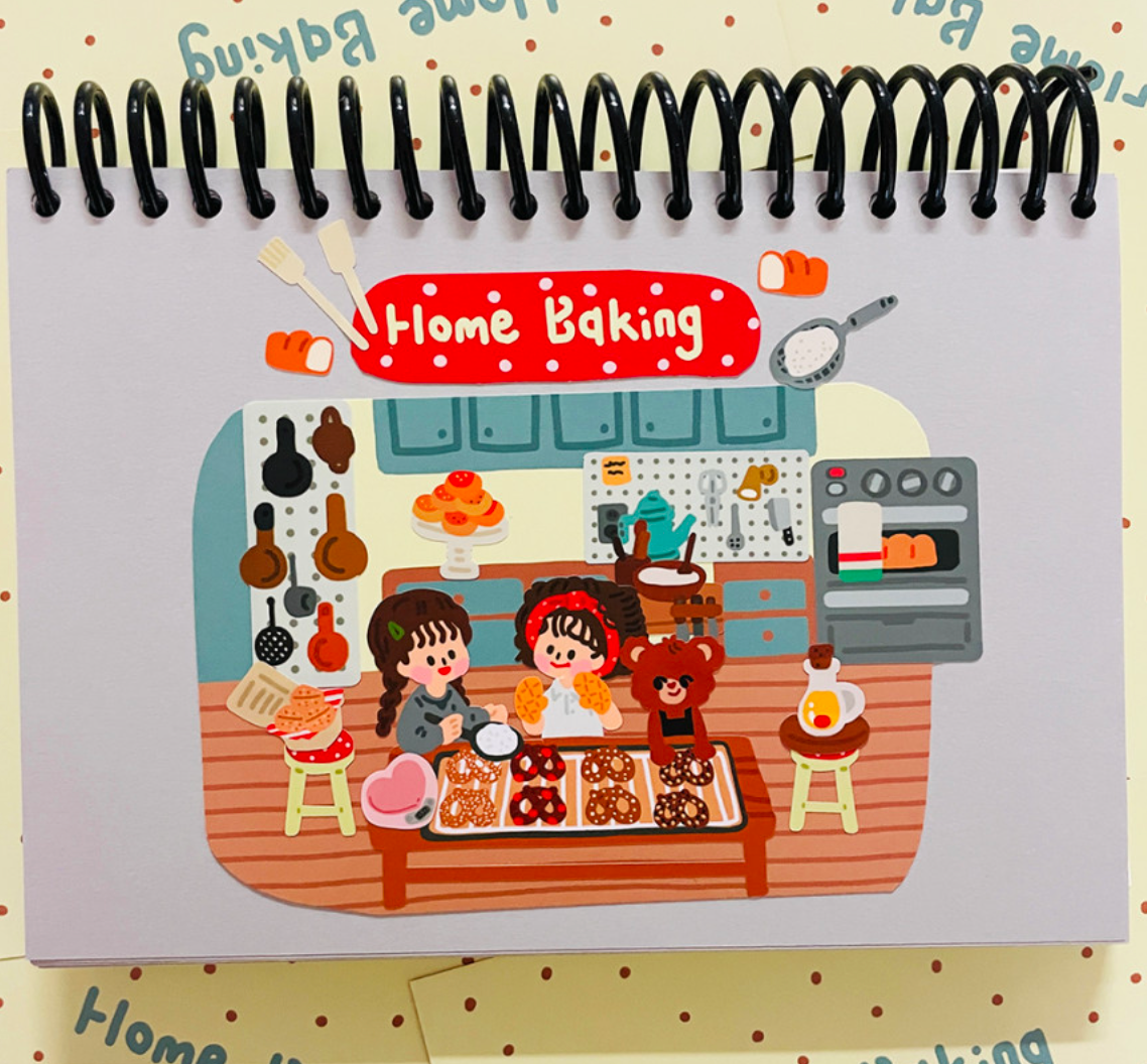 Dingamart  Home Baking sticker b623