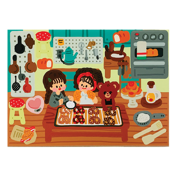 Dingamart  Home Baking sticker b201