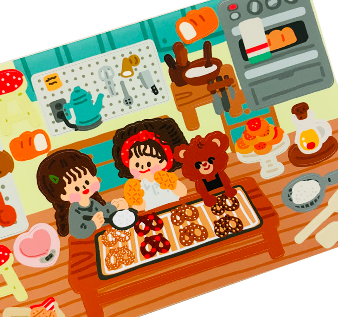Dingamart  Home Baking sticker b623