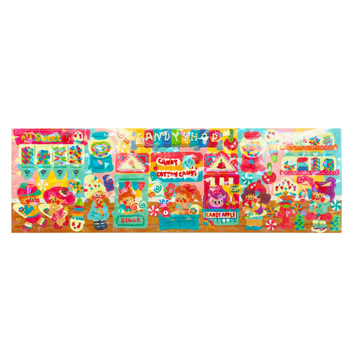 Dingamart Candy Shop Sparkle sticker b197