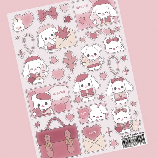 Angora Lora Fashion sticker b220