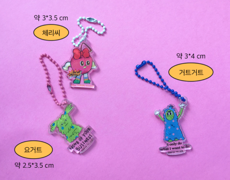 Thepuri Village Cherry keychain b333