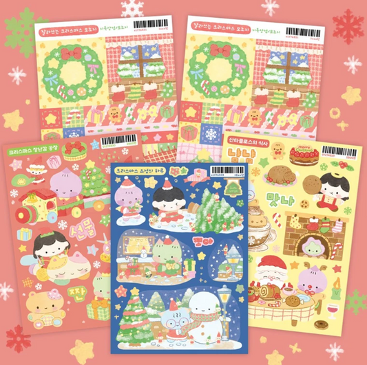 Jiok New Christmas Sticker Pack  jF