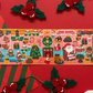 Dingamart New Christmas Factory Sparkle Sticker b348