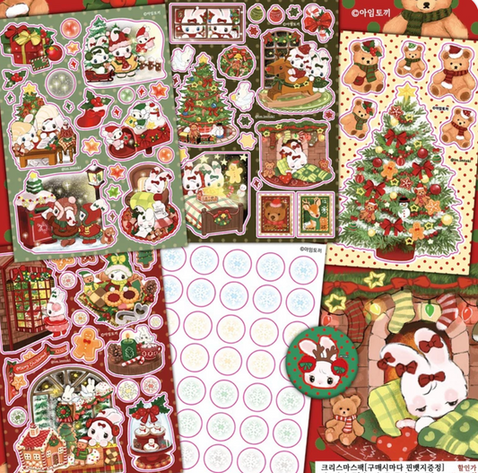 I'M TOKI New Christmas sticker pack c123