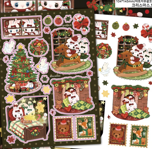 I'M TOKI Christmas Night sticker c121