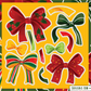 I'M TOKI  Christmas Bows sticker b366