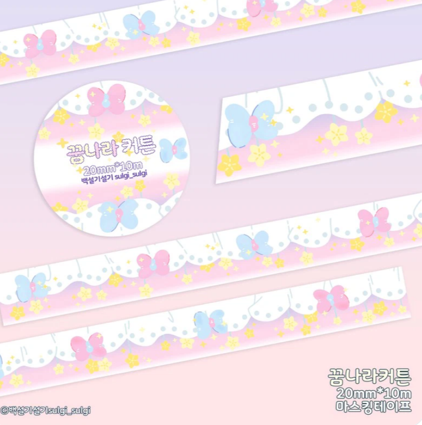 Sulgi Sulgi Star Curtain  washi tape w152