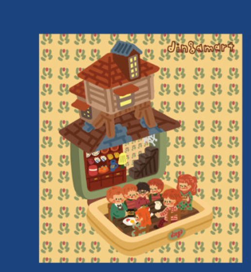 Dingamart Pocket Sticker Weasley's House b404