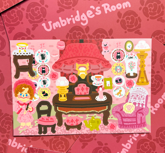 Dingamart Umbridge's Room Sticker b410