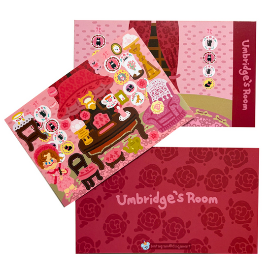 Dingamart Umbridge's Room Sticker b410