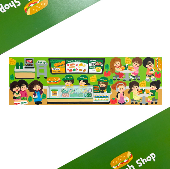 Dingamart Sandwich Shop sticker b411