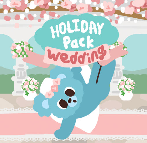 Dingamart Wedding Daywedding d Holiday sticker pack b547