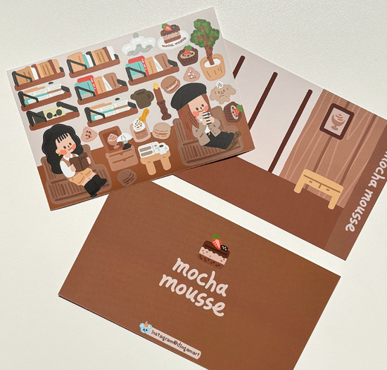 Dingamart Mocha Mousse sticker b550