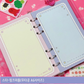 Orchid Studio  A6 paper pack blue/pink L44