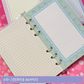 Orchid Studio  A6 paper pack green/yellow L45