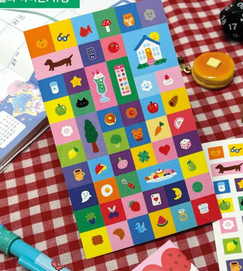 Orchid Studio Square Icons sticker B572