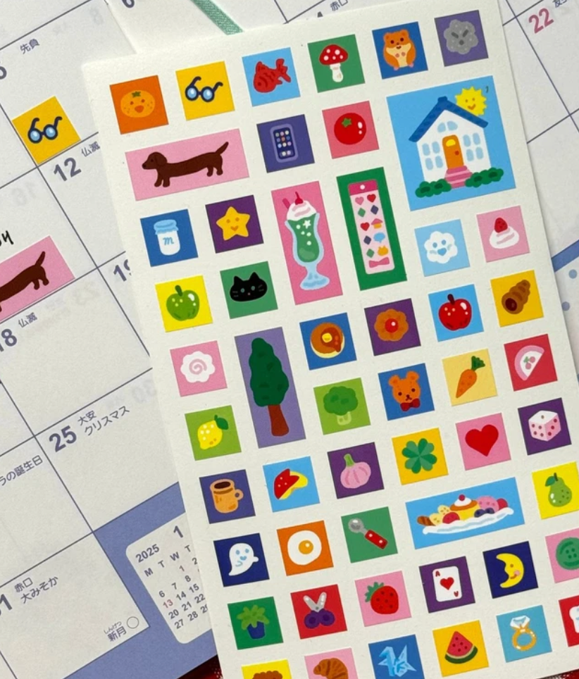 Orchid Studio Square Icons sticker B572