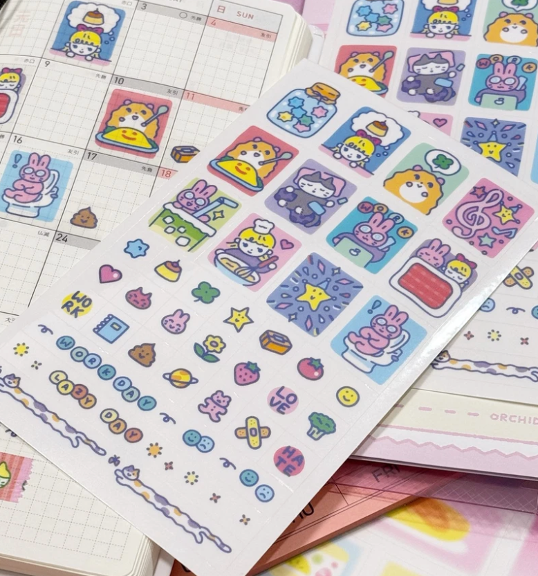 Orchid Studio Planner stickers B571