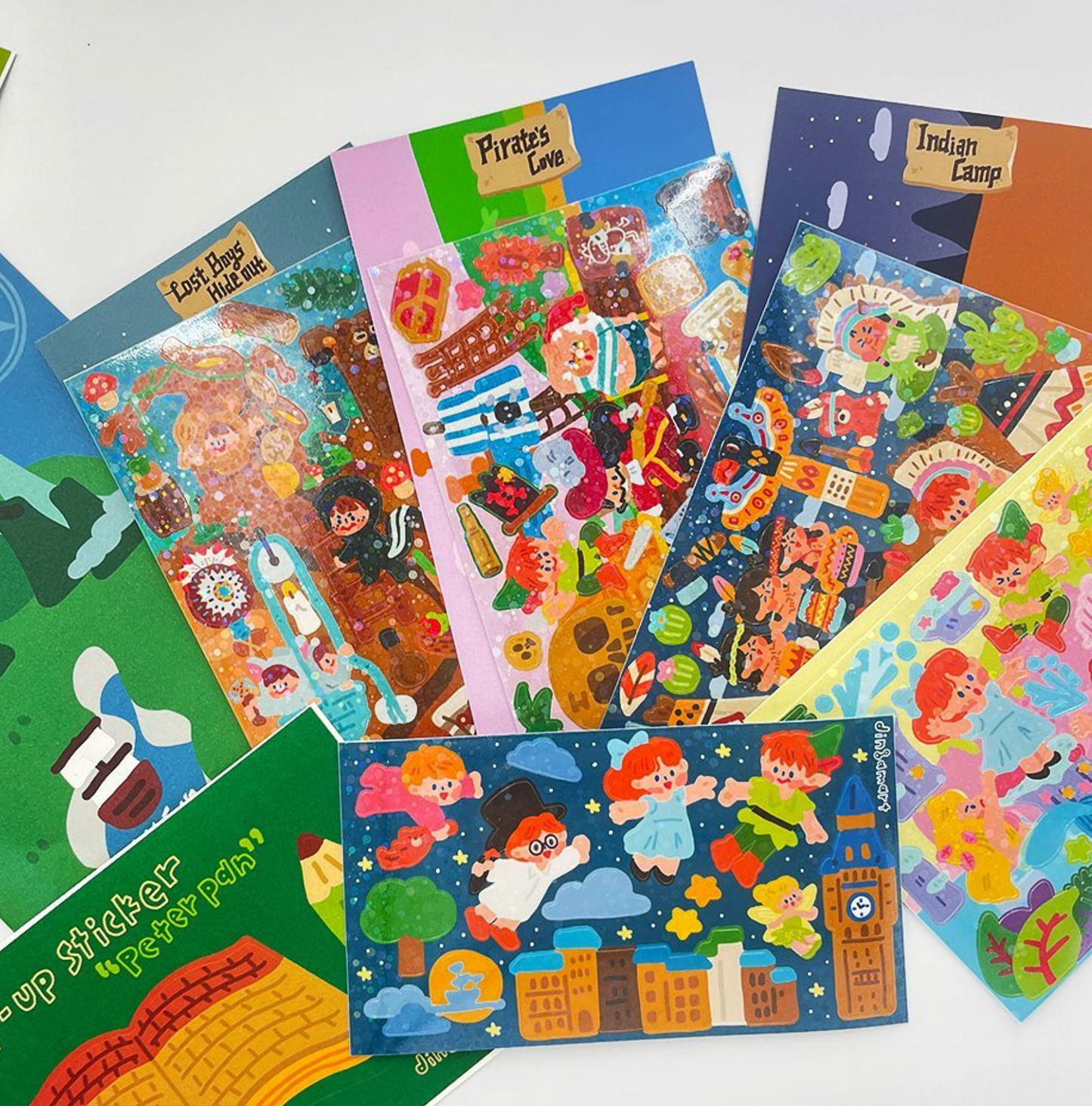 Dingamart Neverland Sticker pack b651