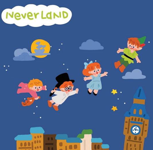 Dingamart Neverland Sticker pack b651