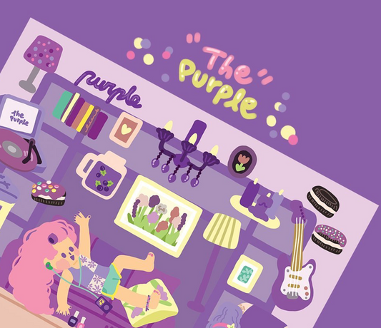 Dingamart The Purple sticker B641