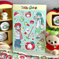 Ato and Bandi Apple Girls sticker b694
