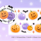 Ato and Bandi Kiss cut Pumpkin sticker roll b699
