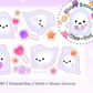 Ato and Bandi Kiss cut Ghosts sticker roll b700