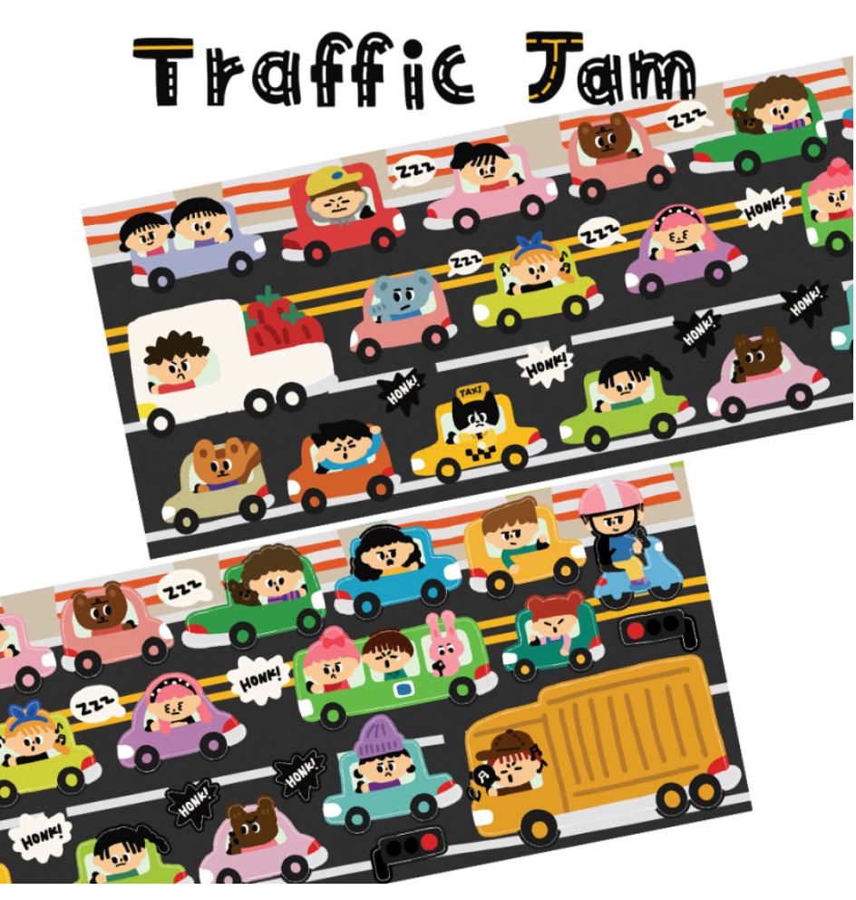 Dingamart Traffic Jam sticker B752