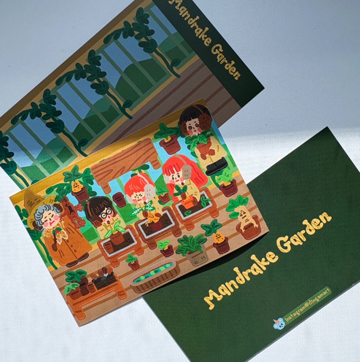 Dingamart Mandrake Garden sticker B751