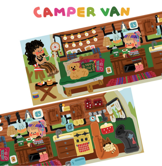 Dingamart Camper Van sticker B753