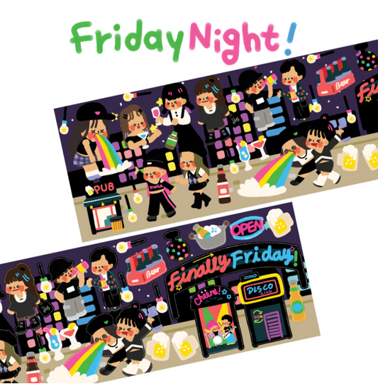 Dingamart Friday Night sticker B745