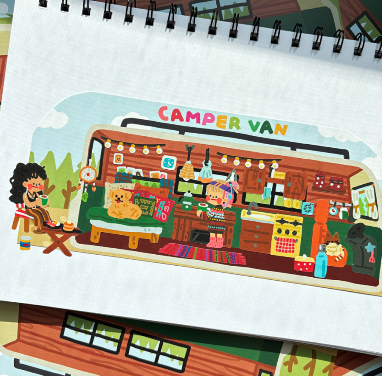 Dingamart Camper Van sticker B753