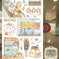 Hola Friends Autumn Train sticker B729