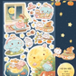 Hola Friends Autumn Night sticker B730